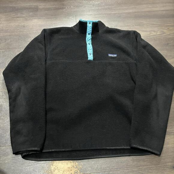 Vintage Patagonia synchilla jacket Black Made In Usa - Picture 3 of 7